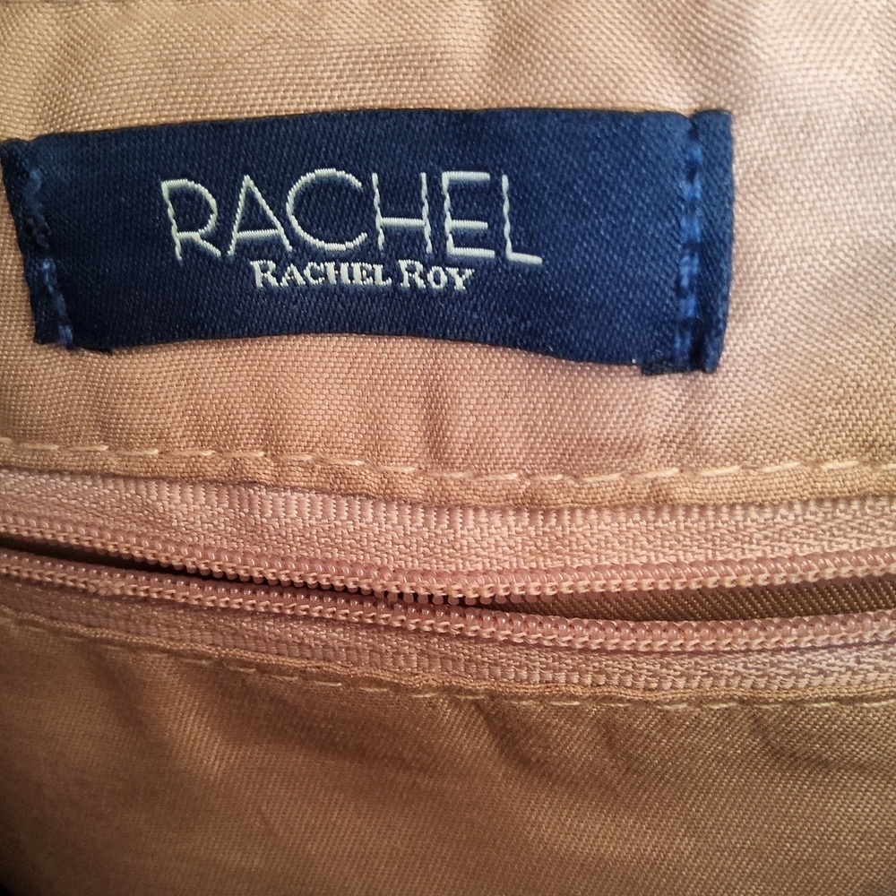 RACHEL Rachel Roy Peach Backpack with Buckle & Chain And Pockets Galore! - Picture 14 of 16
